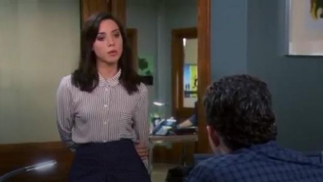 Klarissa Schoolgirl Skirt worn by April Ludgate (Aubrey Plaza) in Parks and  Recreation (Season7 Episode5)