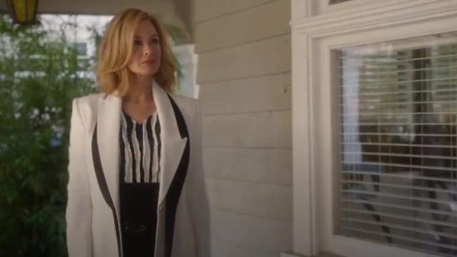 Alexander McQueen Double Lapel Jacket worn by Anne Montgomery (Renée Zellweger) in WHAT / IF (S01E06)