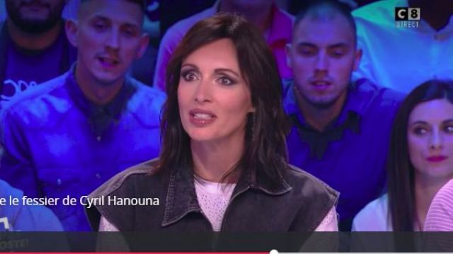 The bomber jacket in black jeans, without the handle of Géraldine Maillet in Key not at my post 05.06.2019