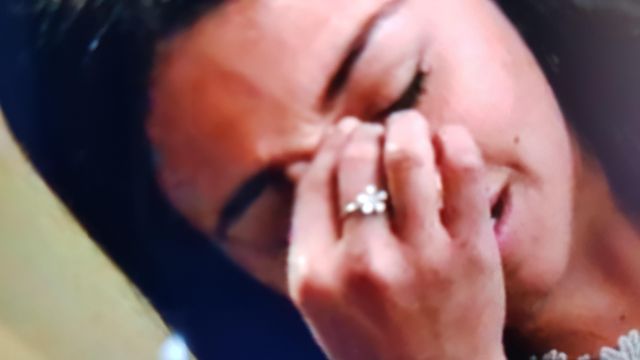 The ring worn by Jane Villanueva (Gina Rodriguez) before her marriage in Jane the Virgin (Season 2)