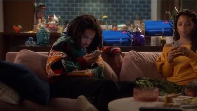 Beermat en Éponge à Capuche porté par Luca Hall (Luka Sabbat) adultes-ish (Season02 Episode04)