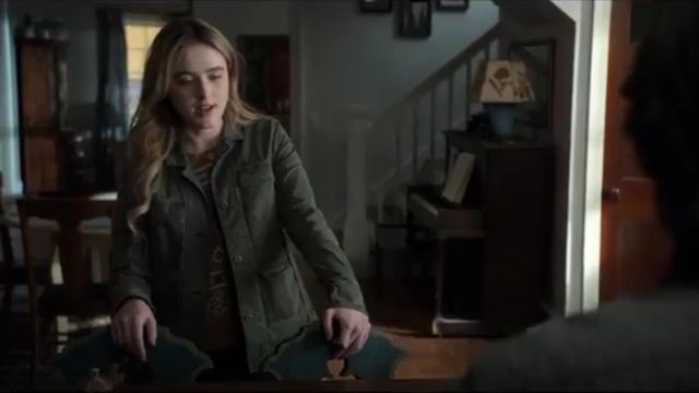 Field Jacket worn by Allie Pressman (Kathryn Newton) in The Society (Season01 Episode09)