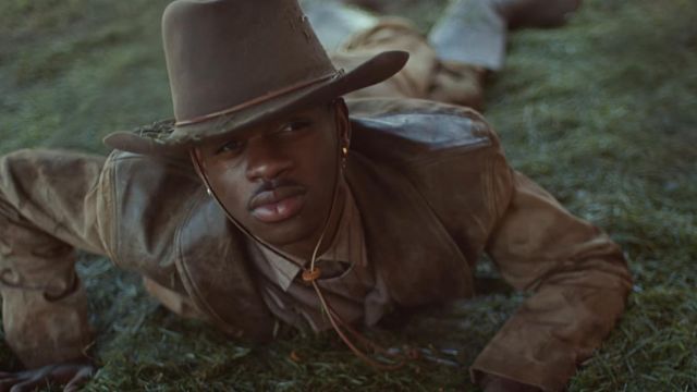 Lil Nas X's leather jacket as seen in the music video vidéo Old Town Road feat. Billy Ray Cyrus