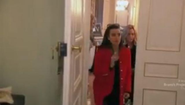 Gucci Wool Peacoat worn by Herself (Kyle Richards) in The Real Housewives of Beverly Hills (Season09 Episode18)