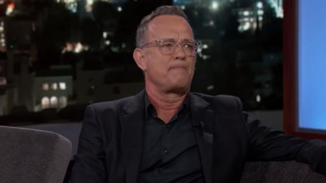 Moscot Eyeglasses worn by Tom Hanks on Jimmy Kimmel Live June 14, 2019