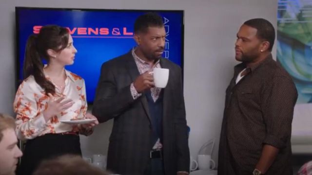 Ralph Lauren Black Label Western Shirt worn by Andre 'Dre' Johnson (Anthony Anderson) in black-ish (S02E09)