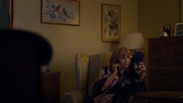 Josie Natori Clair De Lune Robe worn by Dorothy Walker (Rebecca De Mornay) in Marvel's Jessica Jones (S03E01)