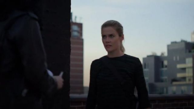 Proenza Schouler Tiger Print Long Sleeve T-Shirt worn by Trish Walker (Rachael Taylor) in Marvel's Jessica Jones (Season 03 Episode 05)