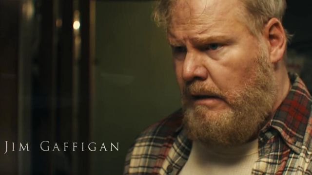 Red and Brown Plaid Shirt worn by Zeke (Jim Gaffigan) as seen in Them That Follow