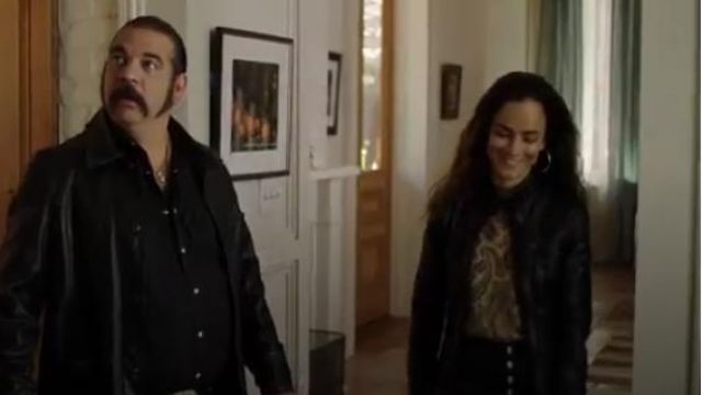 Nili Lotan Paisley Print Halterneck Top worn by Teresa Mendoza (Alice Braga) in Queen of the South (Season04 Episode01)