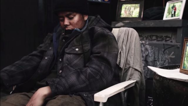 Black checked jacket worn by YBN Cordae as seen in his Bad Idea music video feat. Chance The Rapper