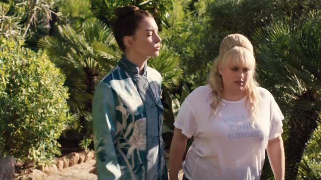 "Wet t-shirt Contest Runner Up" Wildfox Tee worn by Penny Rust (Rebel Wilson) in The Hustle