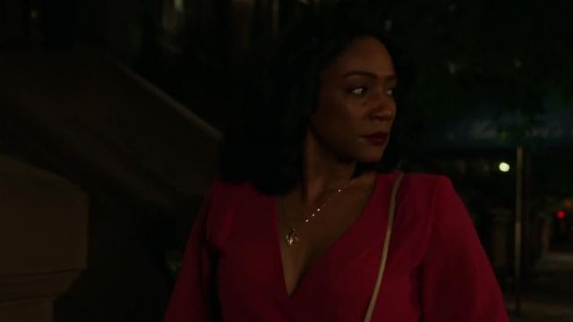Gold-color Necklace Charm Pendant worn by Ruby O'Carroll (Tiffany Haddish) in The Kitchen