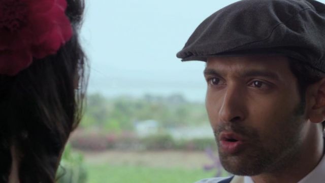 The beret cap in gray Karthik (Jitin Gulati) in Broken but Beautiful