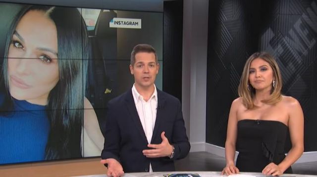Cinq a Sept  Nat Dress worn by Erin Lim on E! News June 21,2019