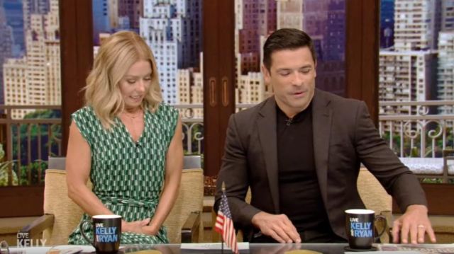 Cefinn Matilda Dress worn by Kelly Ripa on LIVE with Kelly and Ryan June  17,2019