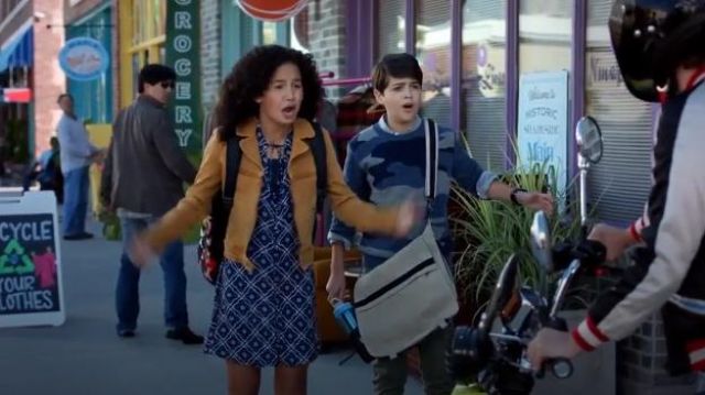 Free People Melody Mini Dress worn by Buffy Driscoll (Sofia Wylie) in Andi Mack (S01E01)