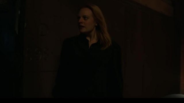 Black Long sleeve blouse worn by Claire Walsh (Elisabeth Moss) in The Kitchen