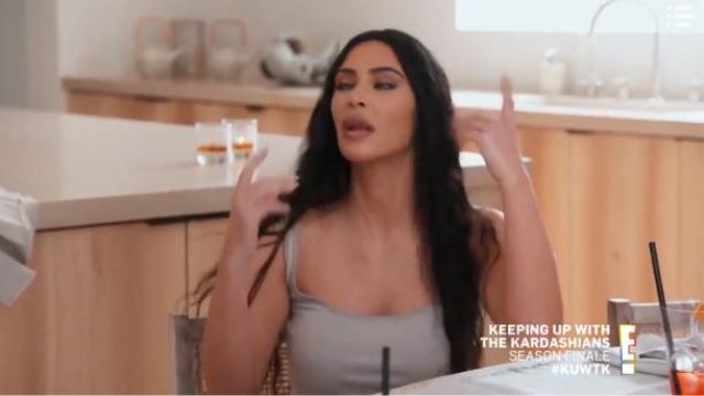 Yeezy Season 6 Tank Top worn by Kim Kardashian West in Keeping Up with the Kardashians (S16E12)