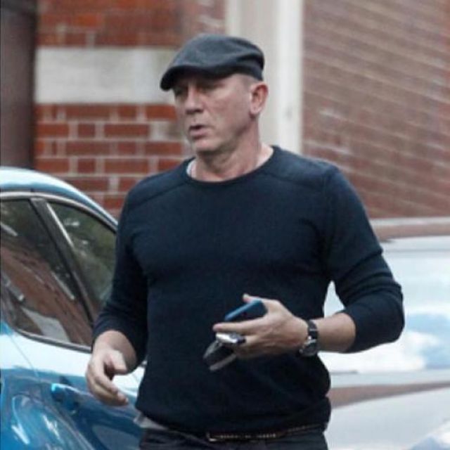Wool Driver Cap worn by Daniel Craig as seen on Instagram