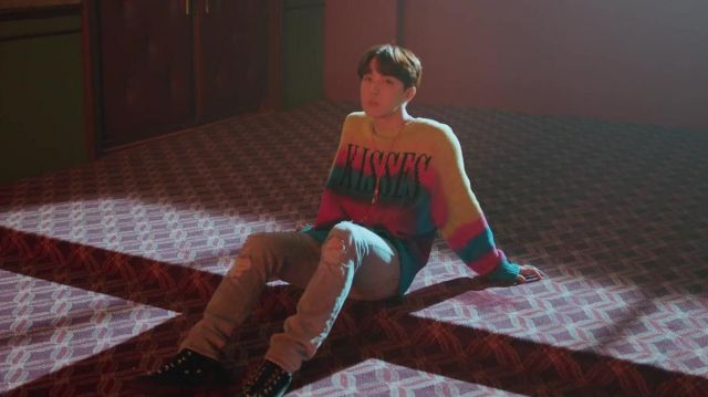 The pair of Converse x Undercover Sneakers Chuck 70 carried by J-Hope in the clip Lights BTS