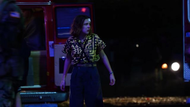 Spanning Ronde lever The pants in Levi's worn by 11 / Eleven (Millie Bobby Brown) in Stranger  Things (S03E08) | Spotern