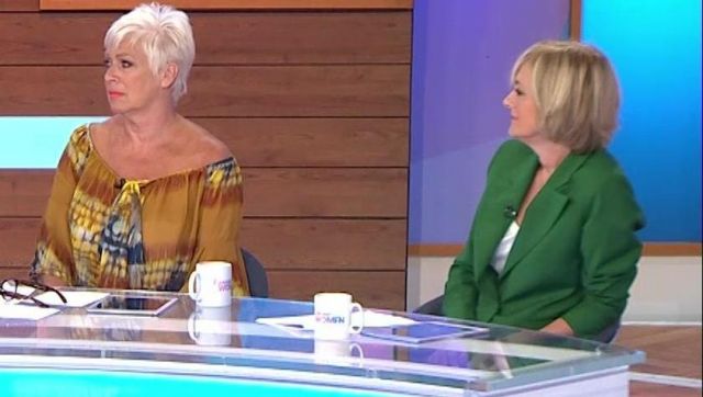 Green One Button Blazer worn by Jane Moore in Loose Women July 1, 2019 ...