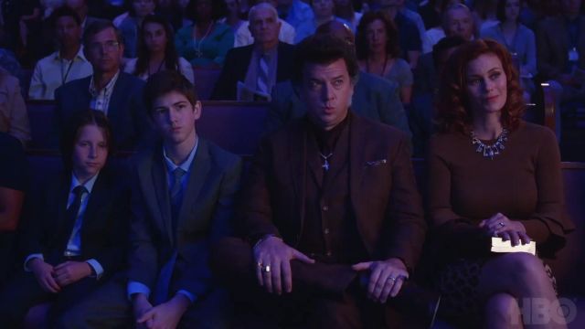 3 Piece brown suit worn by Jesse Gemstone (Danny McBride) in The Righteous Gemstones (Season 01)