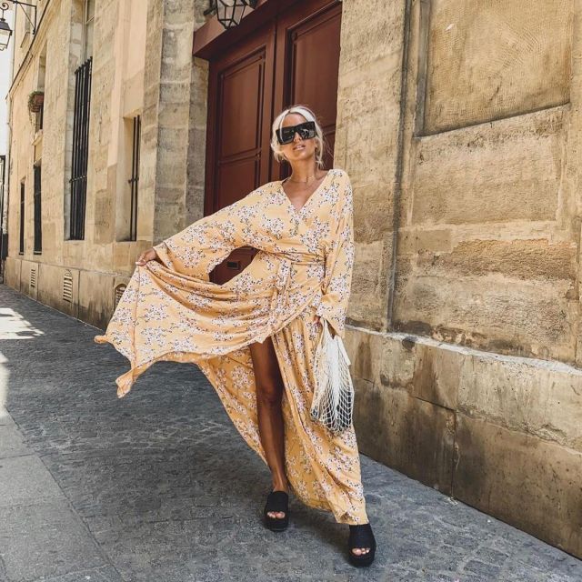 robe billabong jaune