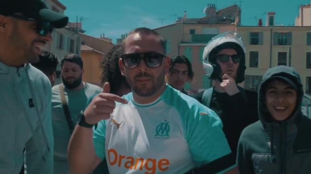 The Puma jersey of the OM preview in the clip The bandite of Jul