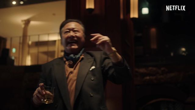 Brown Double Breasted Suit worn by Jun Kunimura in The Naked Director (Season 01)