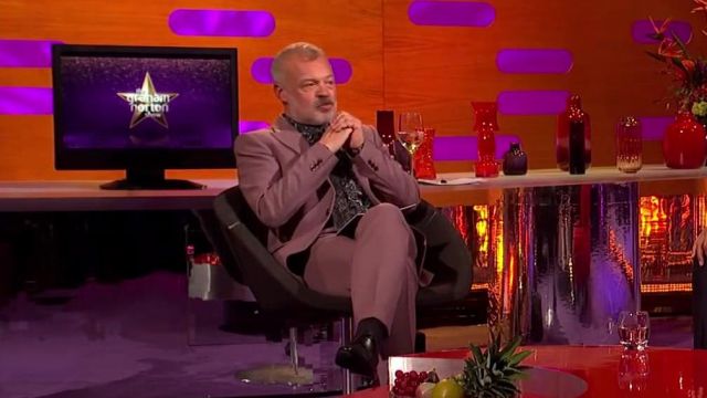 Black Leather Formal Shoes worn by Graham Norton in The Graham Norton Show 10/05/2019