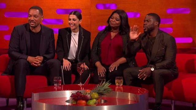 Black 2 Pieces Suit worn by Will Smith in The Graham Norton Show 10/05/2019