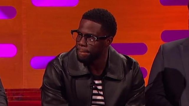 Clear Lens Fashin Glasses worn by Kevin Hart in The Graham Norton Show 08/05/2019