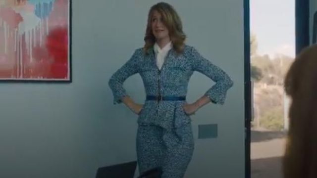 Roland Mouret Norley Skirt worn by Renata Klein (Laura Dern) in Big Little Lies (S02E05)