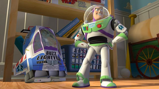 The replica figurine Official Buzz lightning in Toy Story