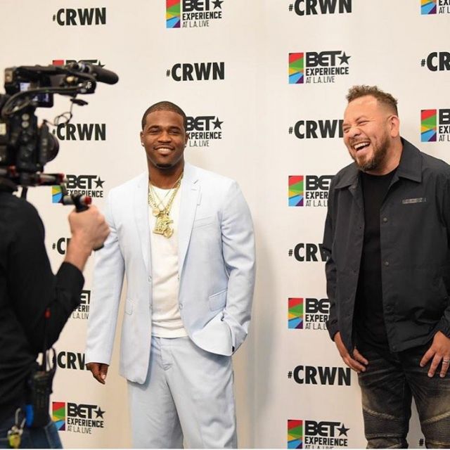 The blazer Celeste Triple Rrr worn by ASAP Ferg on his account Instagram @asapferg