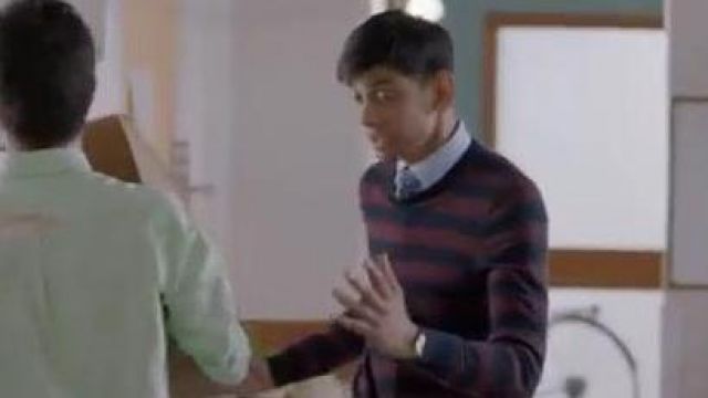 The striped sweater worn by Fred (Amit Shah) in Crashing (S01E01)