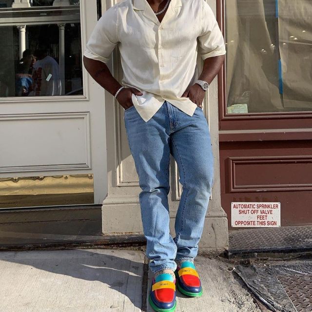 Gucci Interlocking G socks of A$AP Ferg on the Instagram account @asapferg