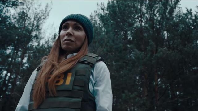 The bonnet green agent Thompson (Jada Pinkett Smith) in the Fall of The president