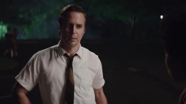 The White Shirt In Short Sleeve With C P Ellis Sam Rockwell In The Best Of Enemies Spotern