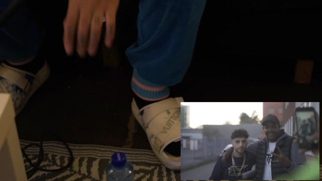 Louis Vuittons Mules worn by Trippie Redd as seen in TRIP­PIE REDD RE­ACTS TO SCAN­DI­NA­VIAN RAP VIDEOS. by YLTV