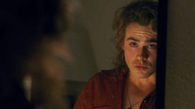 Red Button Shirt worn by Billy Hargrove (Dacre Montgomery) as seen in Stranger Things Season 2 Episode 9