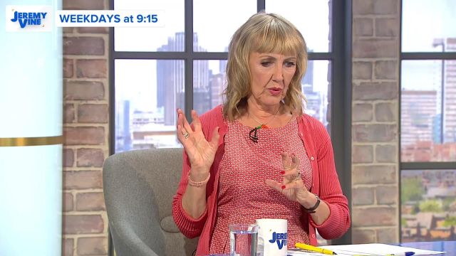 Leather strap Wrist Watch worn by Aggie MacKenzie in Jeremy Vine on Channel 5 - 4/6/2019