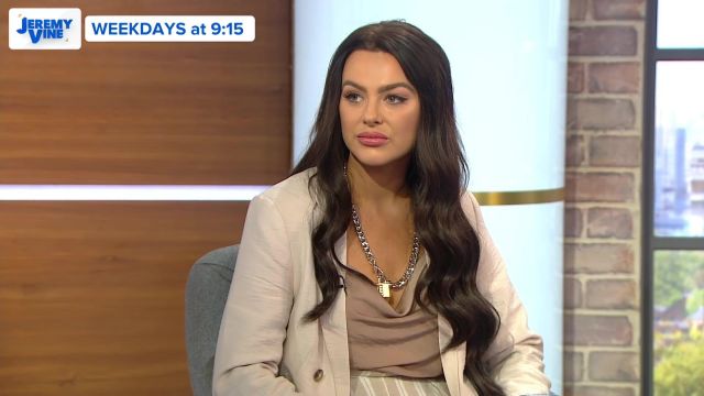 khaki  blazer worn by Rosie Williams in Jeremy Vine on Channel 5 - 16/5/2019
