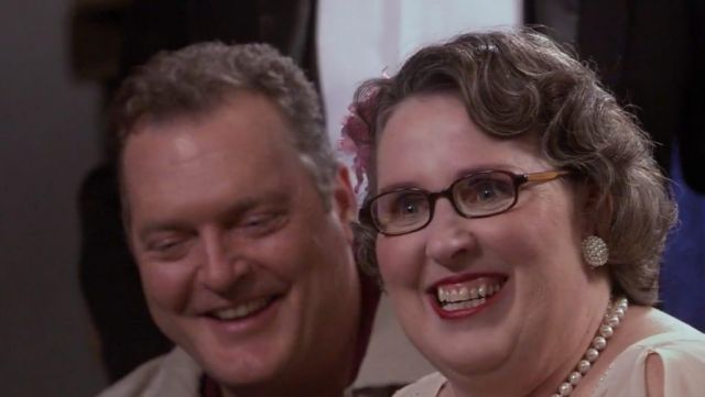 Pearl Cluster Earrings of Phyllis Vance (Phyllis Smith) in The Office (S02E22)