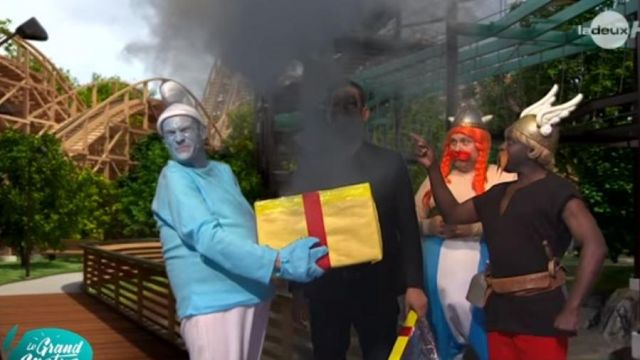 Le déguisement Astérix porté par Kody dans l'émission Le Grand Cactus le 20 Avril 2017