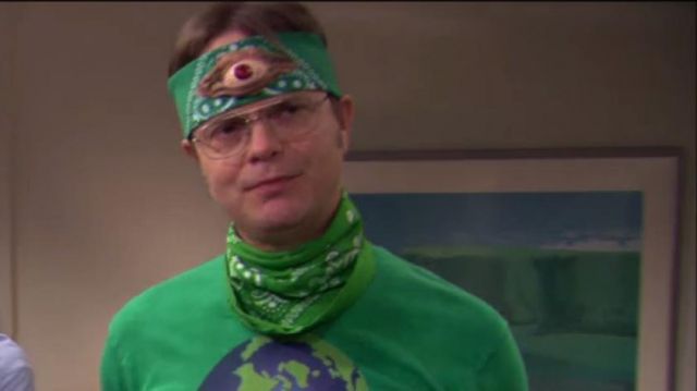 Green Bandana of Dwight Schrute (Rainn Wilson) in The Office (Season 06 Episode 11)
