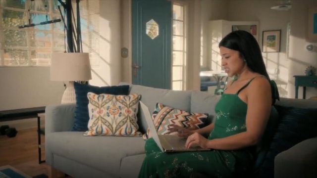 Faithfull The Brand Elsa Shoulder Tie Jumpsuit worn by Jane Villanueva (Gina Rodriguez) in Jane the Virgin (Season 05 Episode 16)
