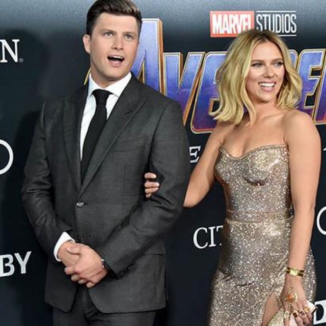 The wristband worn by Scarlett Johansson at the premiere of Avengers : Endgame